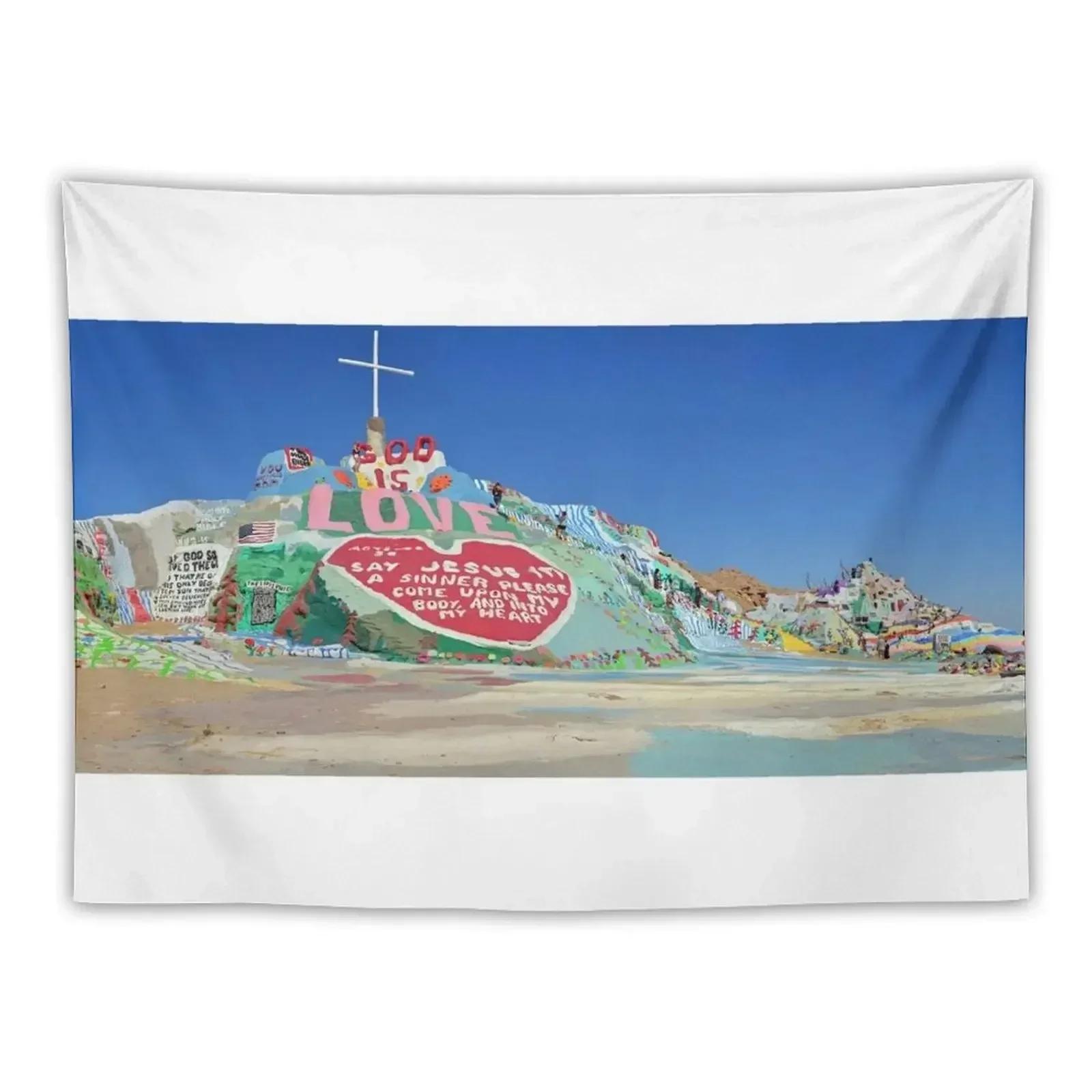 Salvation Mountain Tapestry House Decoration Wallpaper Bedroom Things To Decorate The Room Tapestry