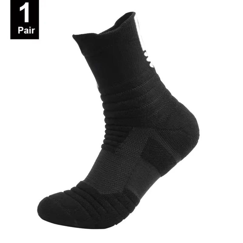 1/3 Pairs Anti-slip Voetbalsokken Mannen Katoenen Sok Korte Lange Buis Voetbal Basketbal Sport Sokken Ademend geurverdrijvende Sok 39-45