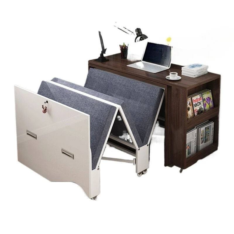 Multifunctional folding bed cabinet integrated desk type invisible bed small apartment storage cabinet office lunch break wall b