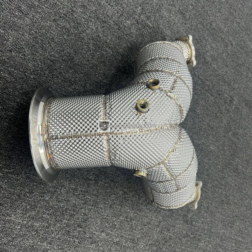Hochleistungs-Abgaskatalysator mit hohem Durchfluss, SUS304-Rohr-Downpipe für AUDI S4 S5 B9.5 3.0T 2019-2023 – Detail 7