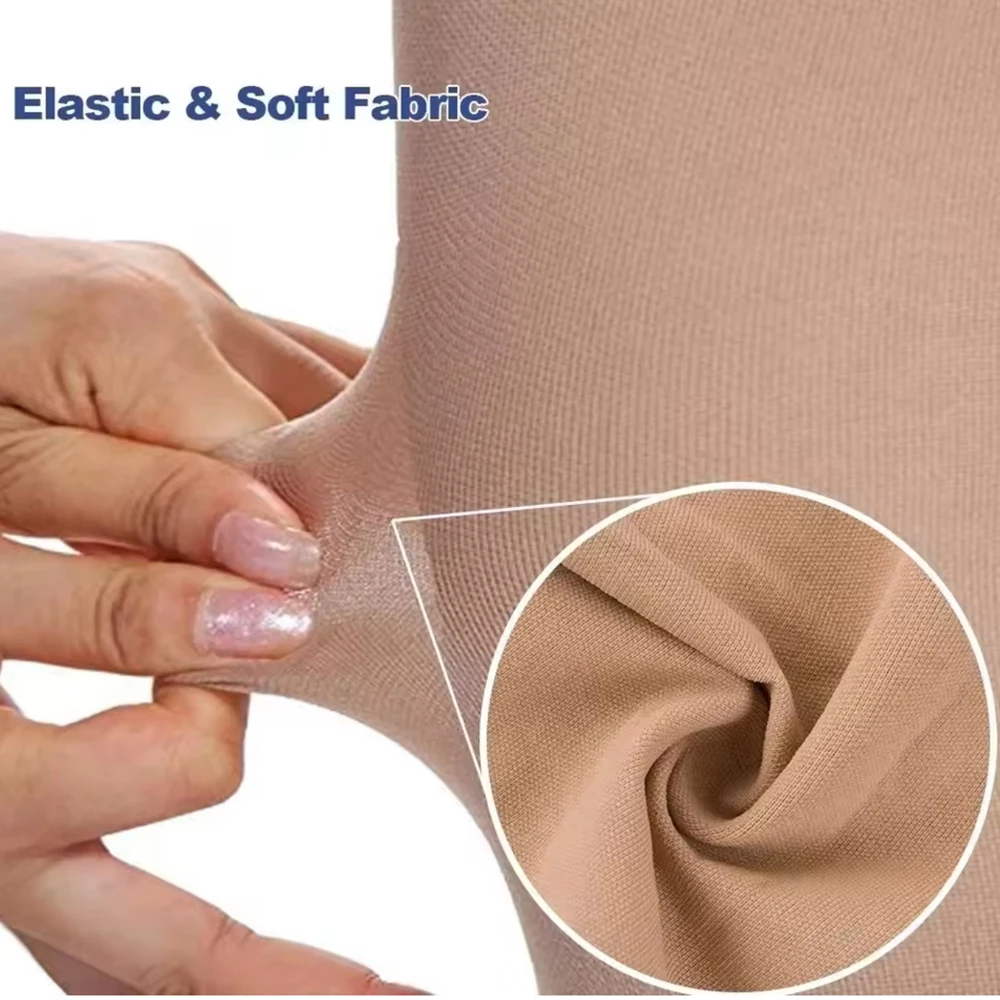 Medical Grade Compression Stockings 23-32 MMHg Leg Calf Compression Socks for Varicose Veins Edema Shin Splints Nursing Support view 3