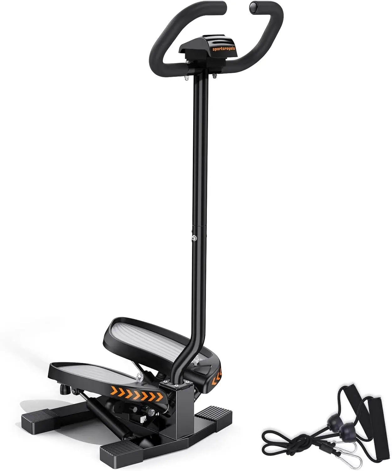 Stair Stepper for Exercises-Twist/Mini Stepper with Resistance Bands and 330lbs Weight Capacity