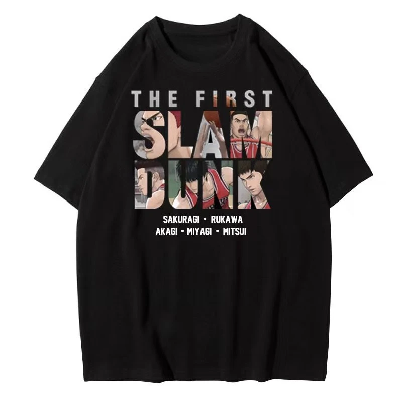 

Slam Dunk Movie Merchandise T-shirt - American Sakuragi Hanamichi's Heavyweight Pure Cotton Man