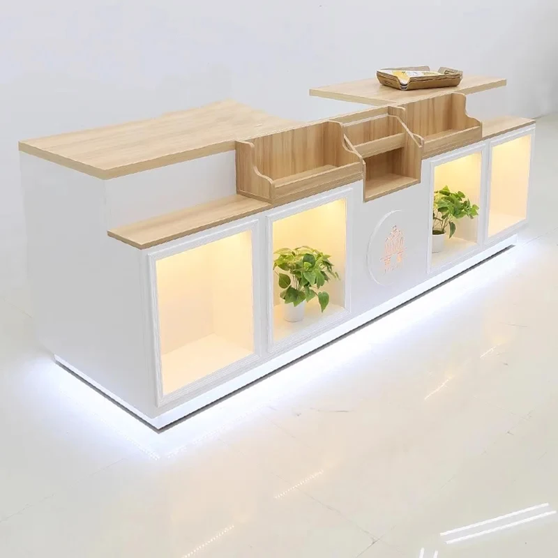 custom.Mushen Forest Custom-Made High-End Bakery Display Cabinets Glass and Wood Cake Counters Store Showcases