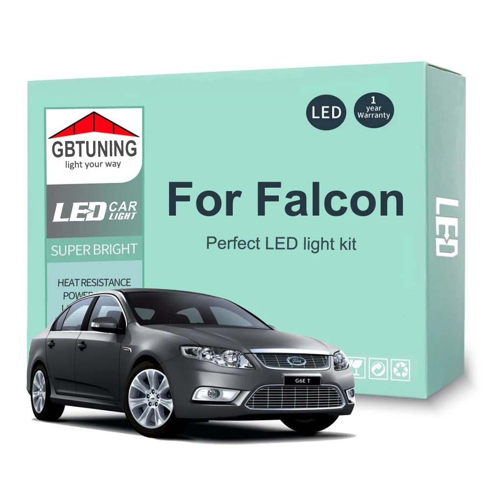 LED Interior Light Bulb Kit For Ford Falcon FG G6E FGX AU BA BF XR6 XR8 2000-2010 2011 2012 2013 2014 2015 2016 Car Lamp Canbus