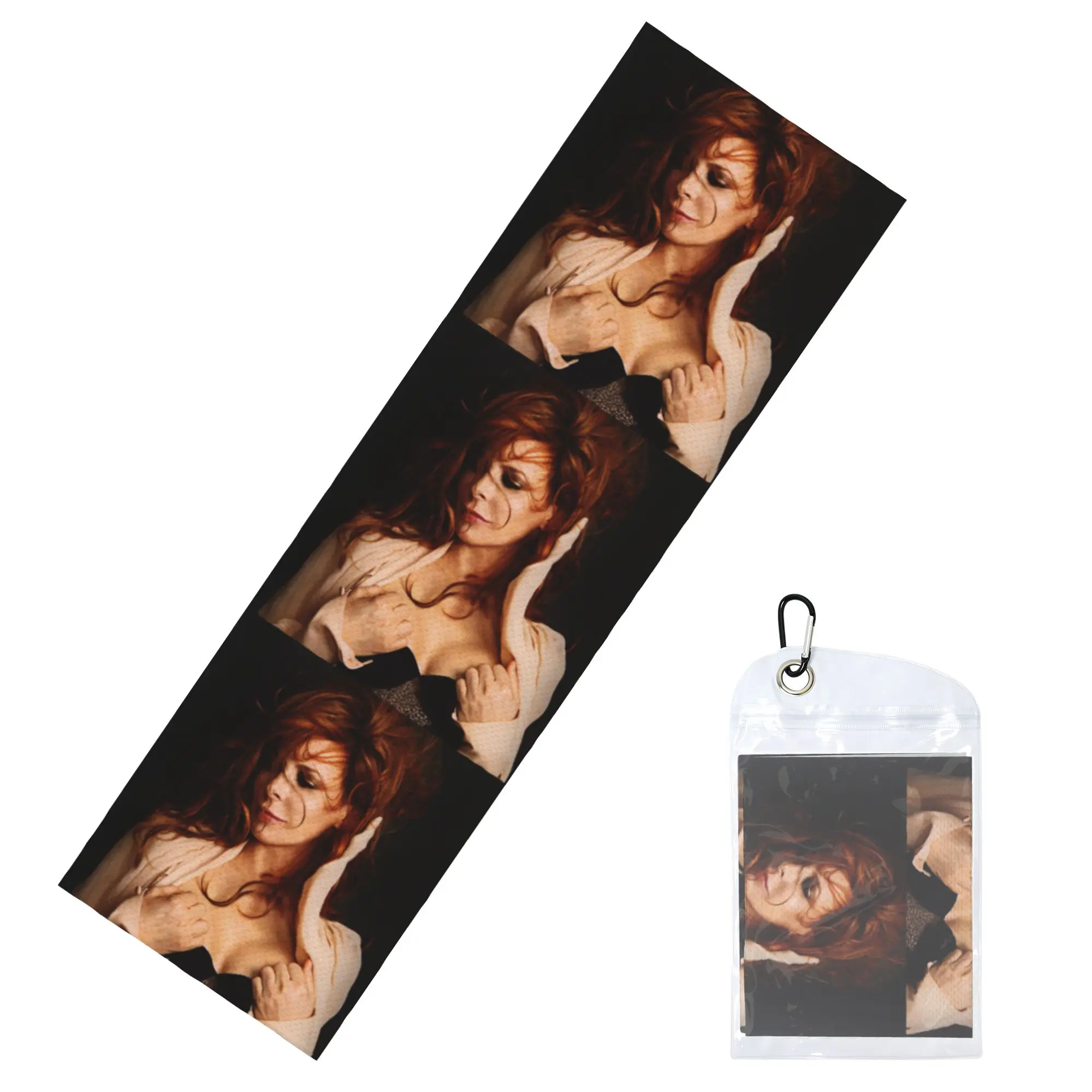 Lovely Mylene Farmer Cold Exercise Towel Face Towel Quick Dry French Singer Shower Breathable Cold Towel