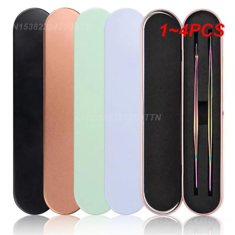 1~4PCS Tweezer Storage Box Effectively Reducing Tweezers Wear Professional Eyelash Expansion Forceps Storage Box Makeup