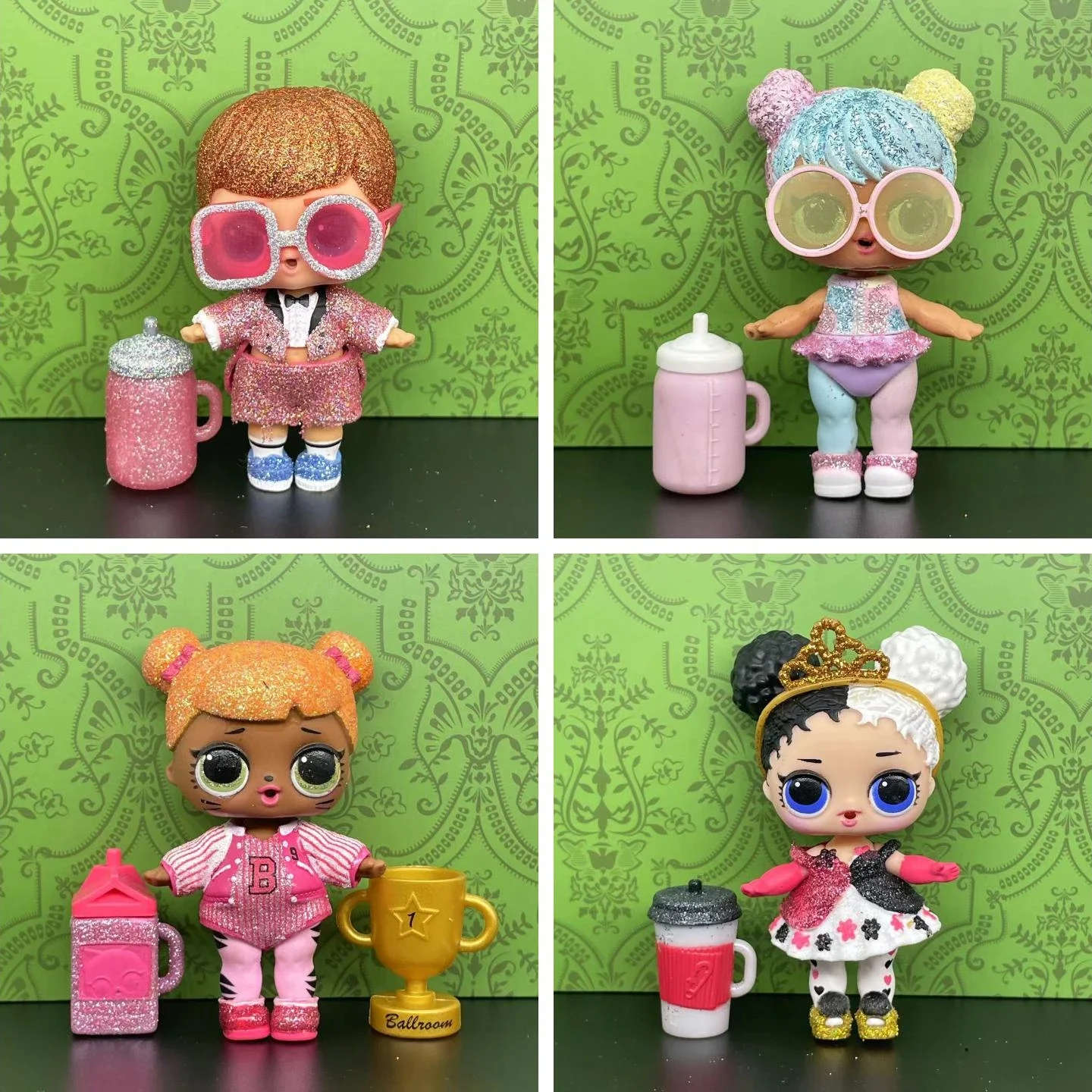 Cute Pet Doll Removable Cup Headphones Hat Pet Doll Set Rare Series Children's Playhouse Diy Model Children's Birthday Gift