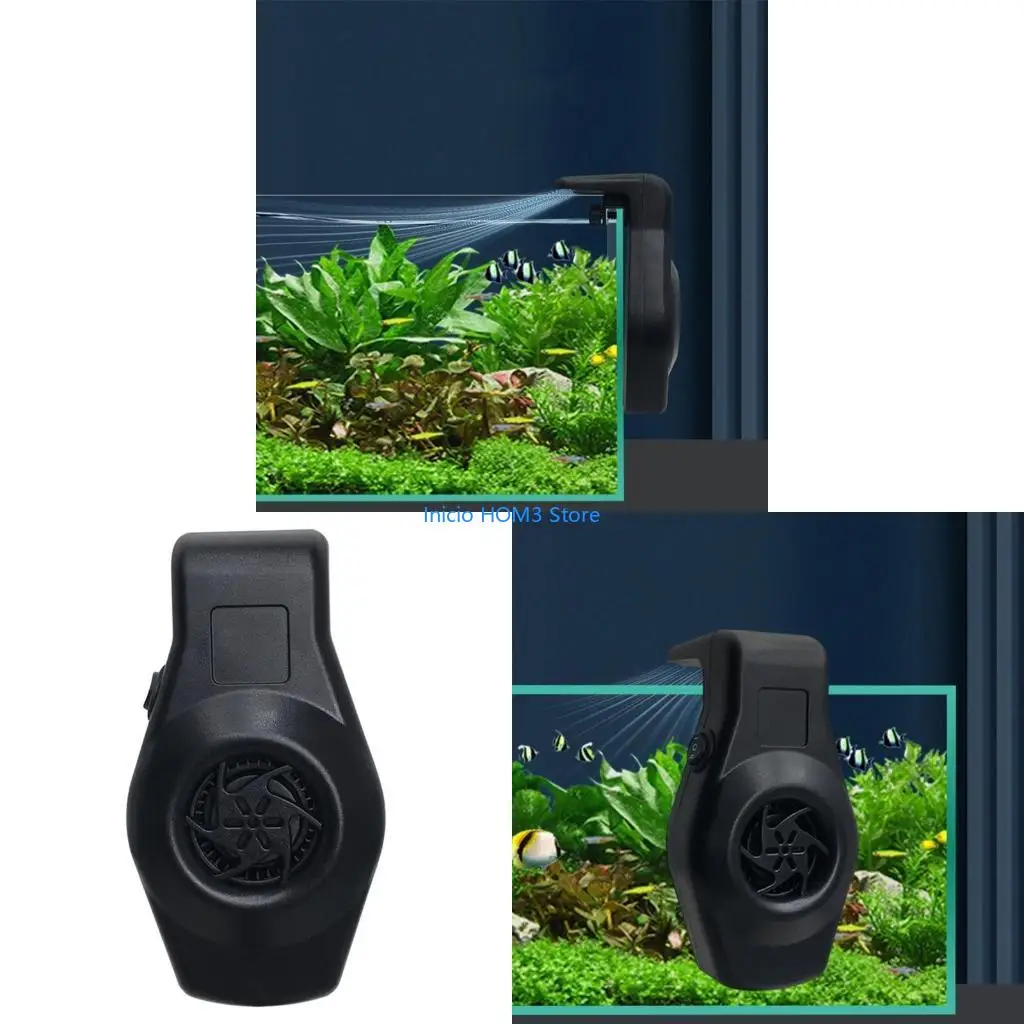 A5YD Aquariums Cooling Fan for Fishtanks LowVoltage USBpowered AquaticsAir Cooler Humidity Reducers Air Chiller System
