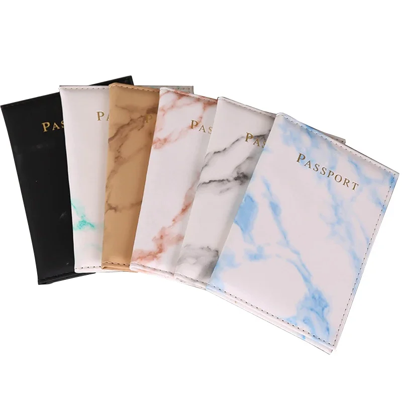 Fashion Women Men Passport Cover Pu Leather Travel ID Credit Card Passport Holder Protect Cover Wallet Purse Bags Pouch