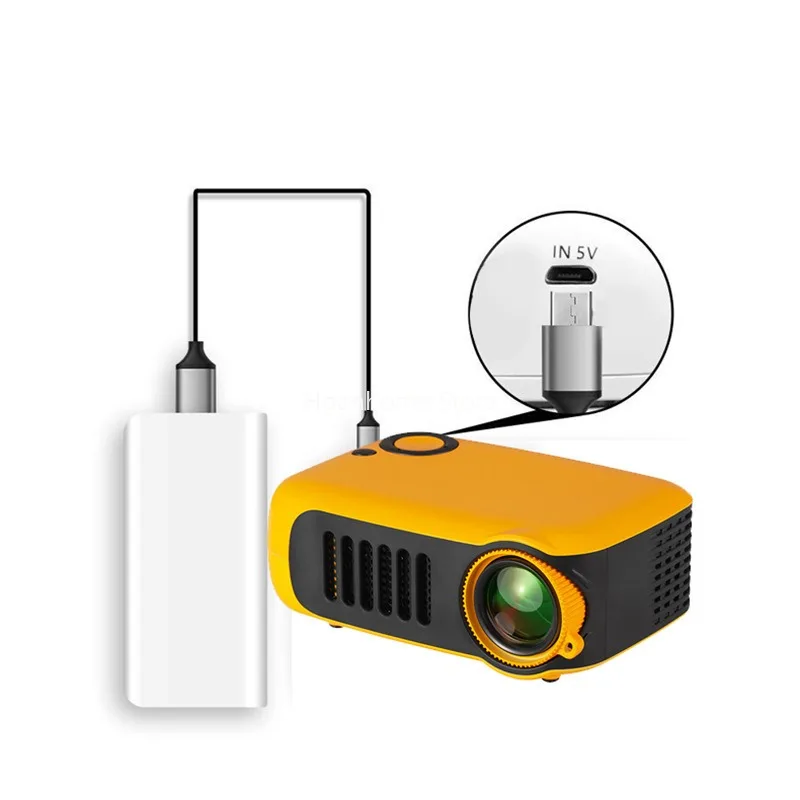 Mini Portable LED Outdoor Miniature HD 1080P Mobile Phone Projector Children Projector