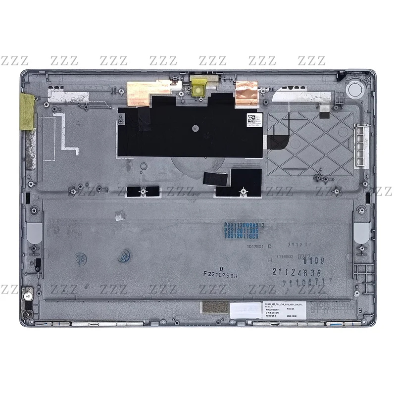 ZZ 0YN8P6 For Dell Latitude 7320 Detachable 2-in1 LCD Back Cover w/Smart card slot