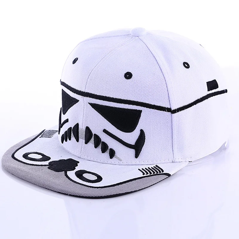 Nowość męska damskie do koszykówki czapka Anime dla miłośników trooperów haft słońce Snapback podróż Hip Hop sport Outdoor kapelusz z płaskim rondem