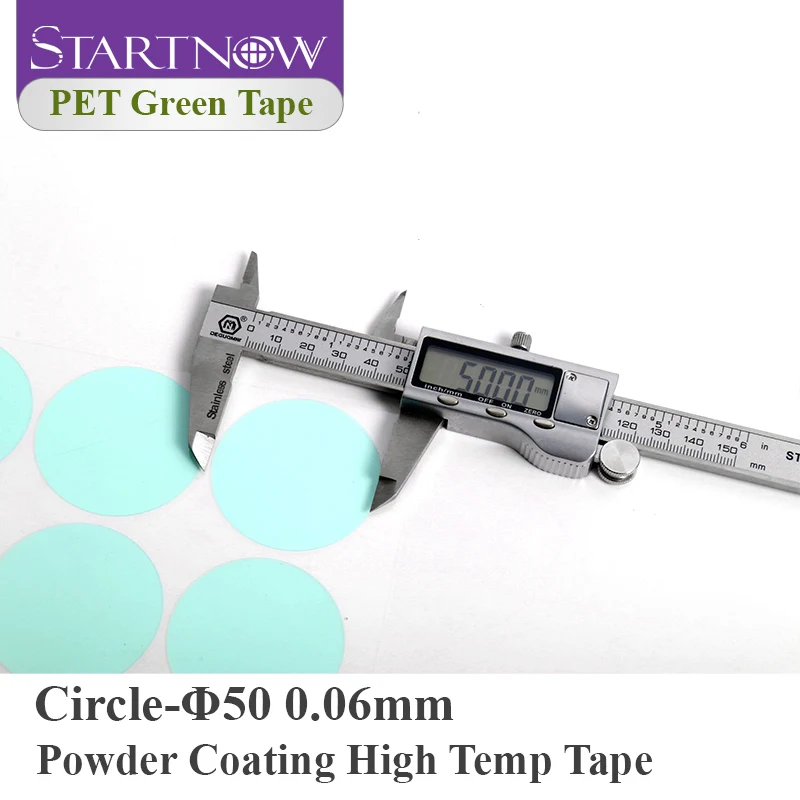 Startnow Green Polyester PET Tape High Temperature Resistant Electroplating Powder Coating Masking Acid Alkali Proof Tape