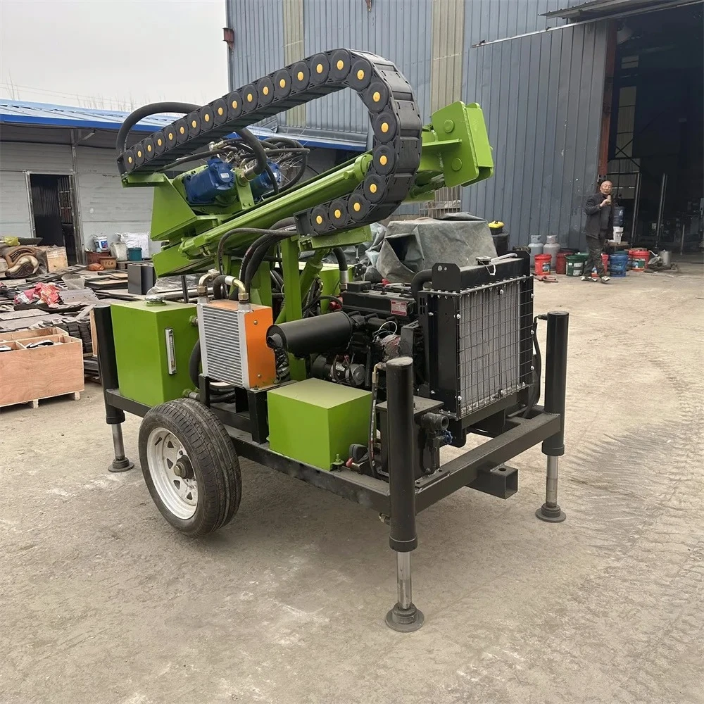 2025Diesel Water Well Borehole Machine 200M Hydraulic Crawler Type Deep Water Drill Rig