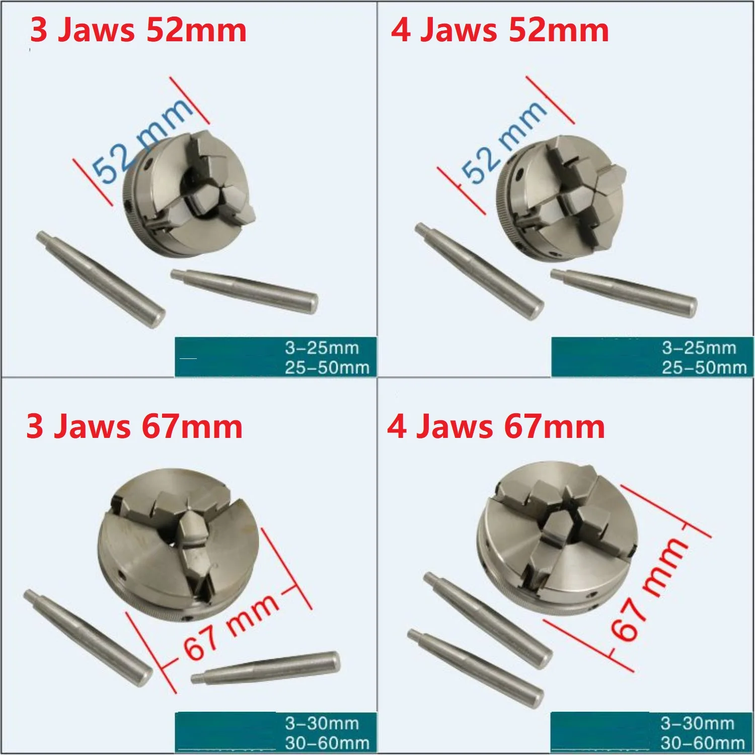 M14x1mm M14 Thread Spindle Shaft Pulley 2 Bearing DIY Wood Lathe Cutter Headstock Chuck K01-50 K02-50 K01-65 K02-65