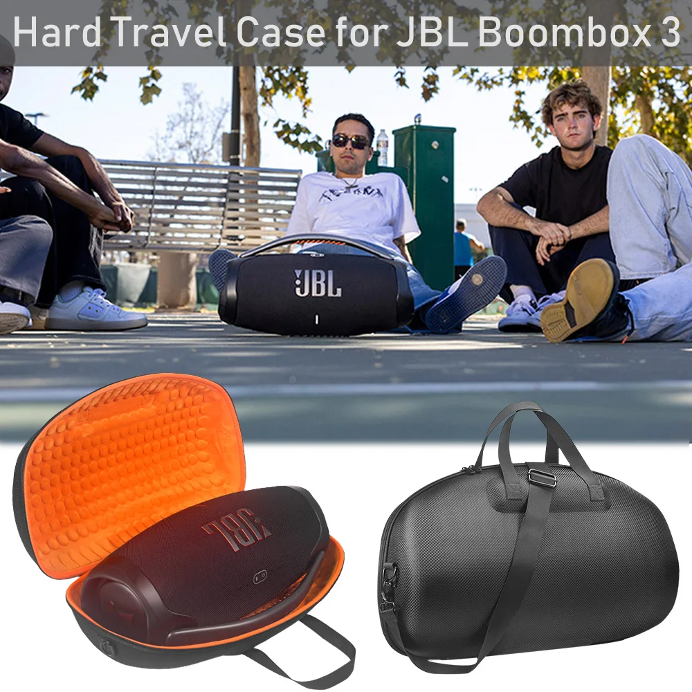 Portable Carrying Case Storage Bag for JBL Boombox 3/Boombox 2 Speaker Carrying Bag with Strap Speaker Accessories