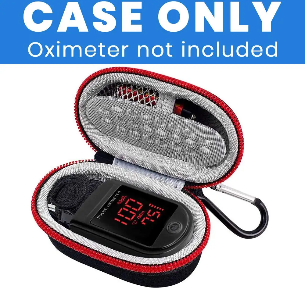 Fingertip Pulse Oximeter Case fits for Zacurate Pro Series 500DL/ for Innovo Deluxe/ for Santamedical/ for Concord  Box Only