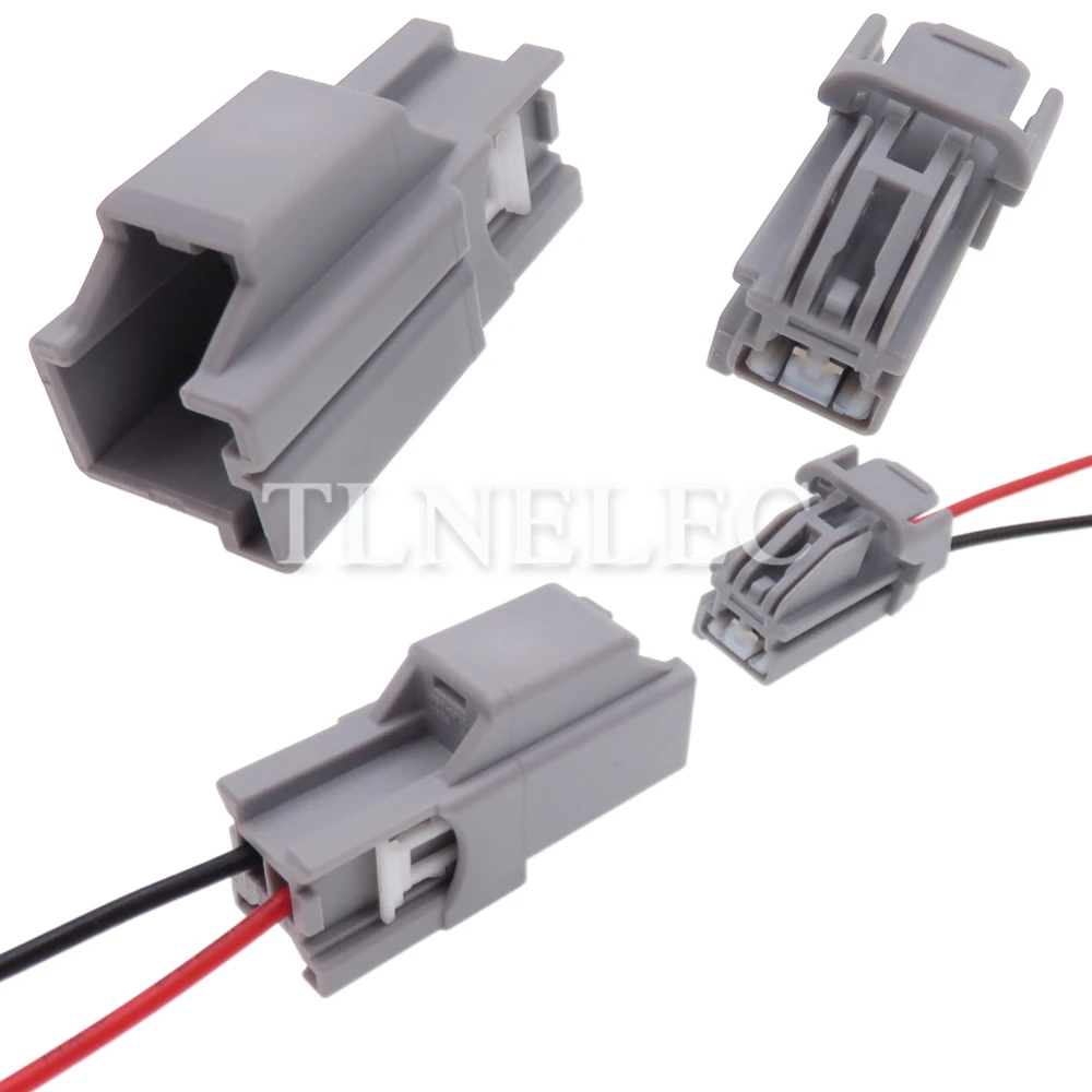 

2 Pin Way Car Unsealed Socket with Wires Automotive Male Female Wiring Harness Connectors 7282-6443-40 7283-6443-40