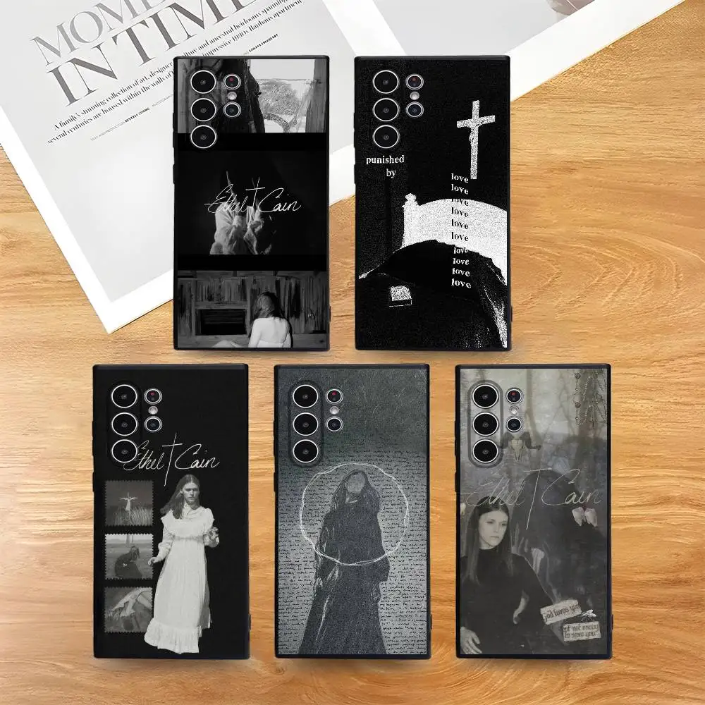 

E-Ethel Cain Perverts Rock Phone Case For Samsung Galaxy S25 S24 S22 S23 Ultra S21 S20 Plus 5G Frosted Non-Slip Full Soft Cover