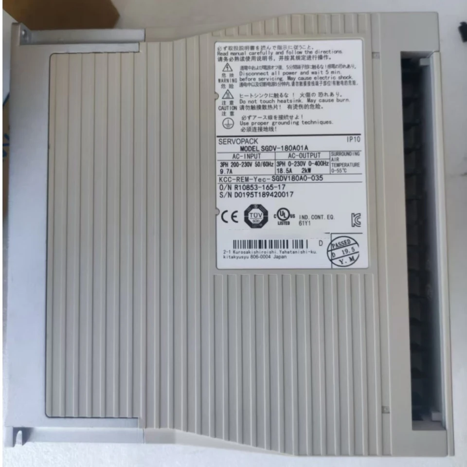 New Original SGDV-180A11A Sgdv180a11a SERVOPACK Ac Servo Motor and Drive SERVO MOTOR