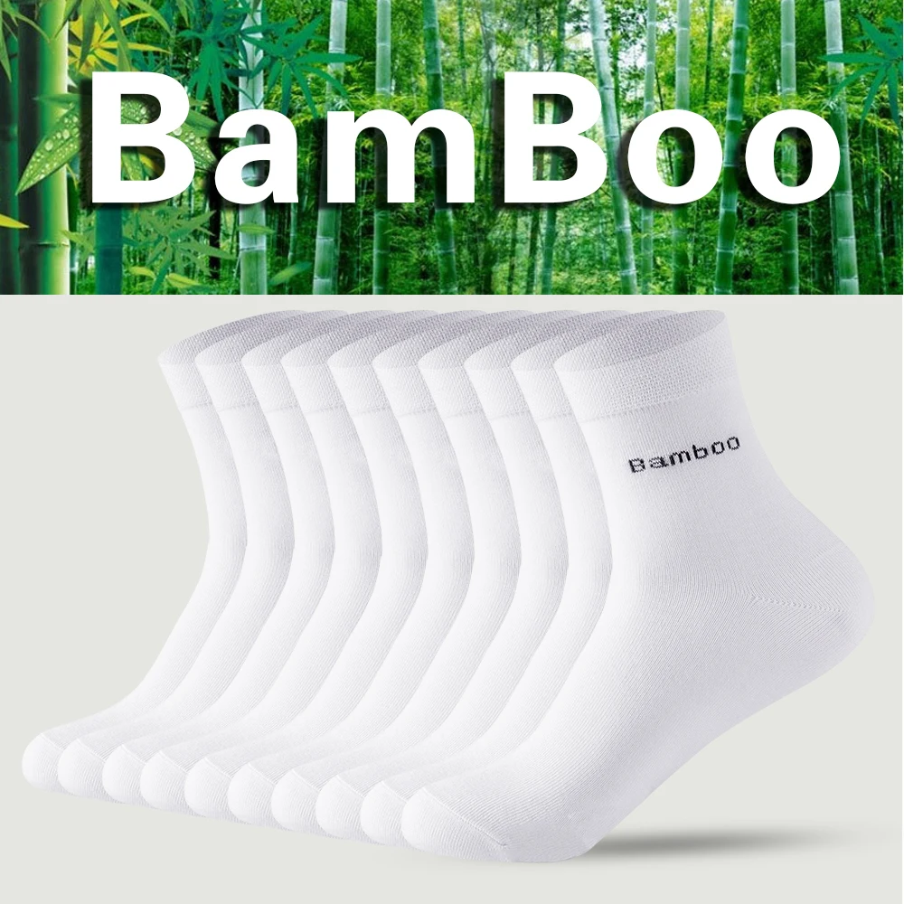 5/10 Paar neue Socken aus Bambusfaser, bequem, atmungsaktiv, für Freizeit und Business, Herren-Crew-Socken, hohe Qualität garantiert, Herrenmodell, EU-Größe 38–45. – Detail 3