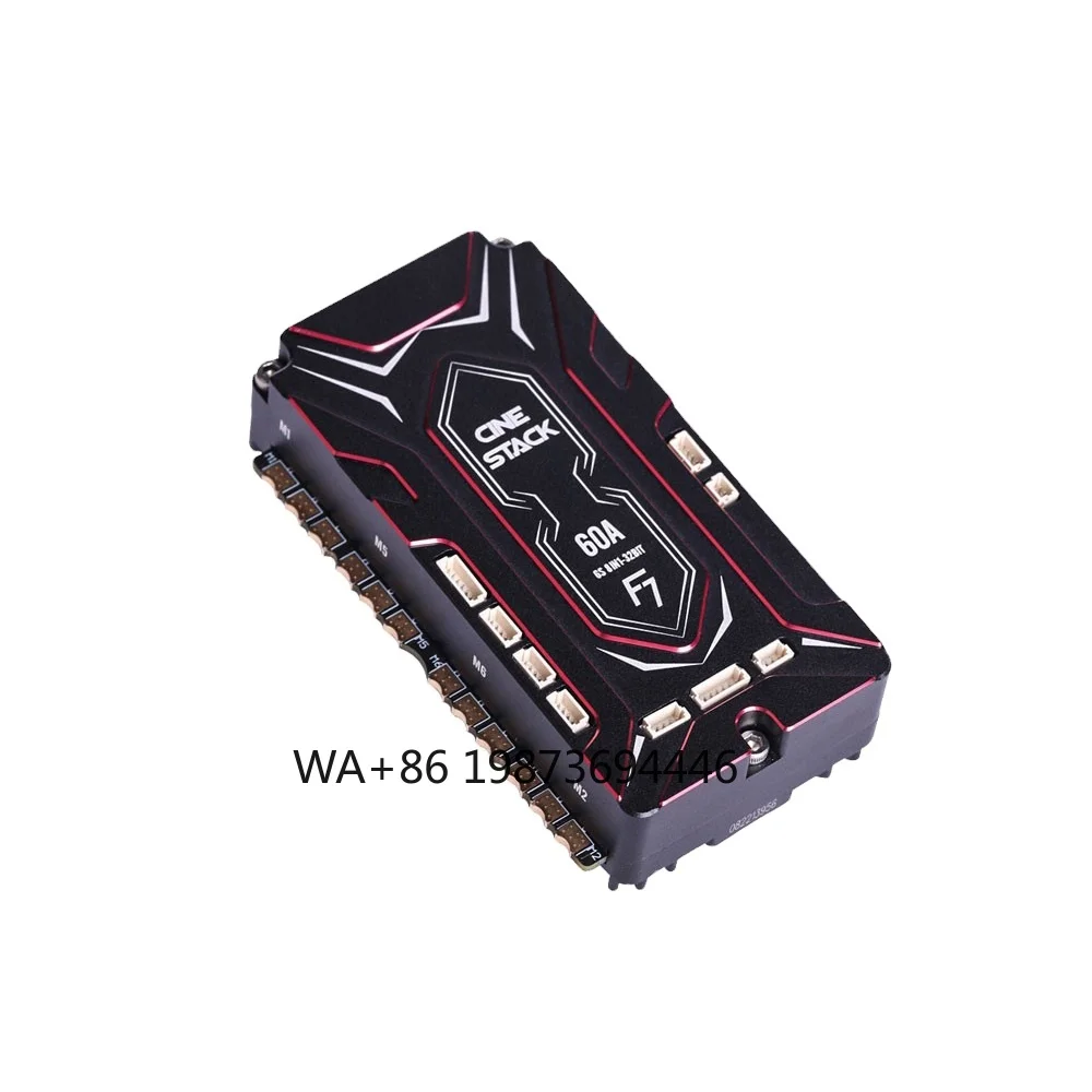 

8IN1 CINE F7 60A 5V Power Flight Control BLS FC&ESC Stack Flytower 3-6S HD/Analog VTC FPV Racing Compatible Air 2 Model