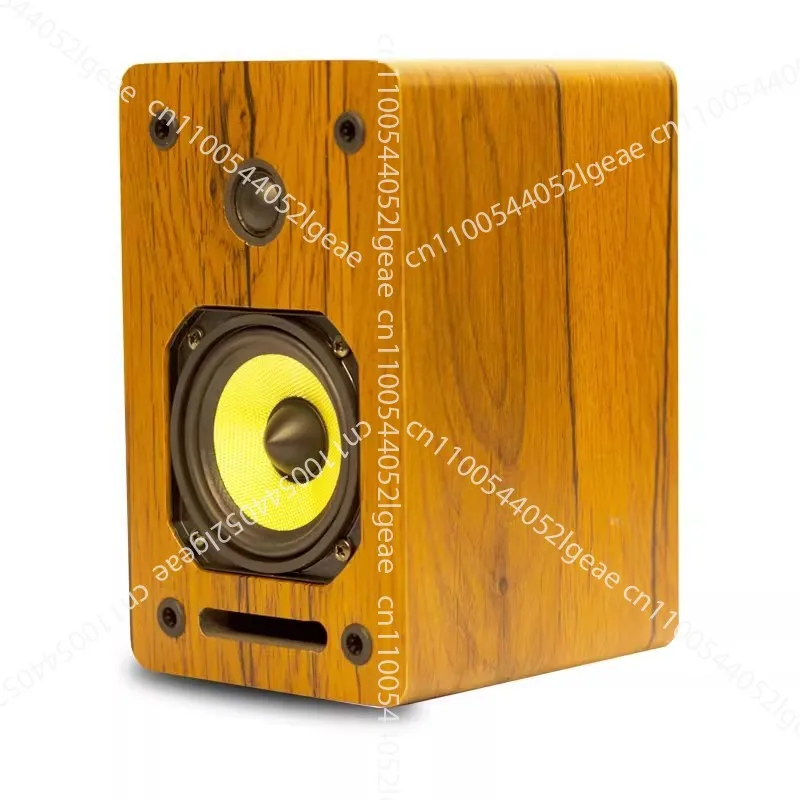 

AP300 Retro Passive 3-Inch Two-Way Yellow Fiberglass Bullet Bookshelf Speakers Pair Box Front Surround
