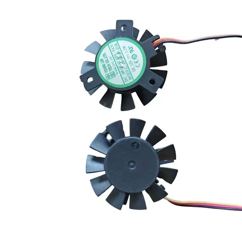 

DFS400912M graphics card cooling fan for 12V 1.3W with equal edge hole spacing 25mm diameter 36mm height