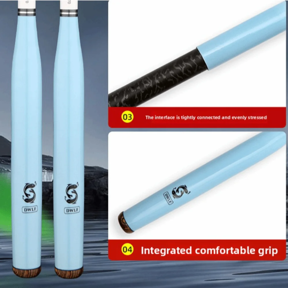 

1.8m-4.5m Length Collapsible Fishing Pole Carp Fishing Tackle Lightweight Design Telescoping Fishing Rod Fish Handle