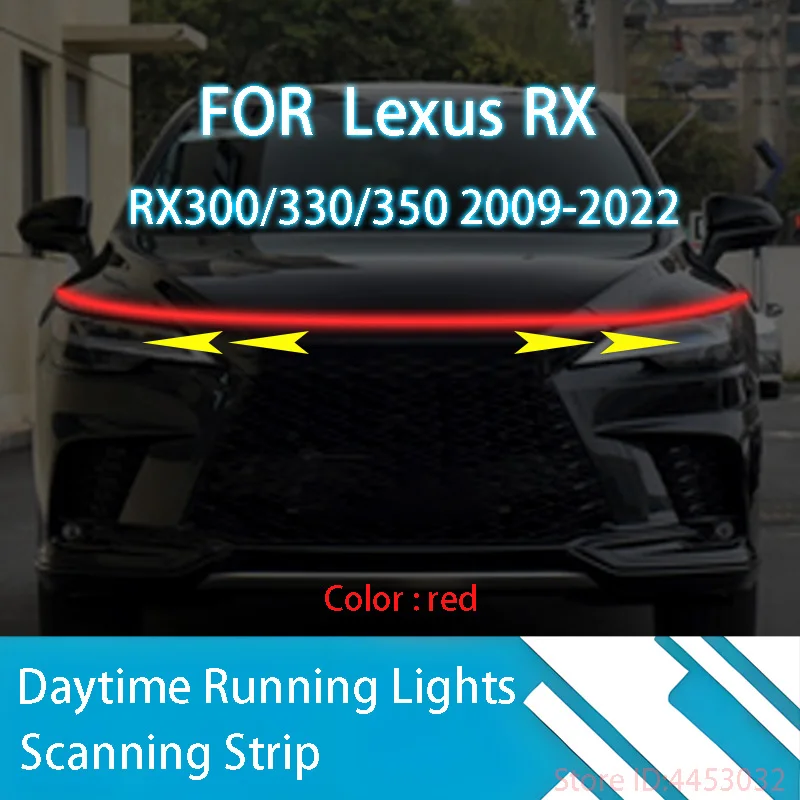 para-	-lexus-	-rx-rx-	-rx300-330-350-2009-2022-	-luz-de-circulacao-diurna-led-scan-starting-car-hood-guia-drl-lampada-ambiente-decorativa-12v