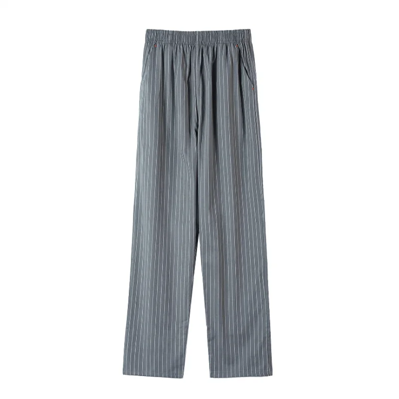 Spring Summer Men 100% Cotton Pajama Pants  Striped Pyjama Trousers Male Sleepwear Bottoms Lounge Wear Home Pants Pijama Homr