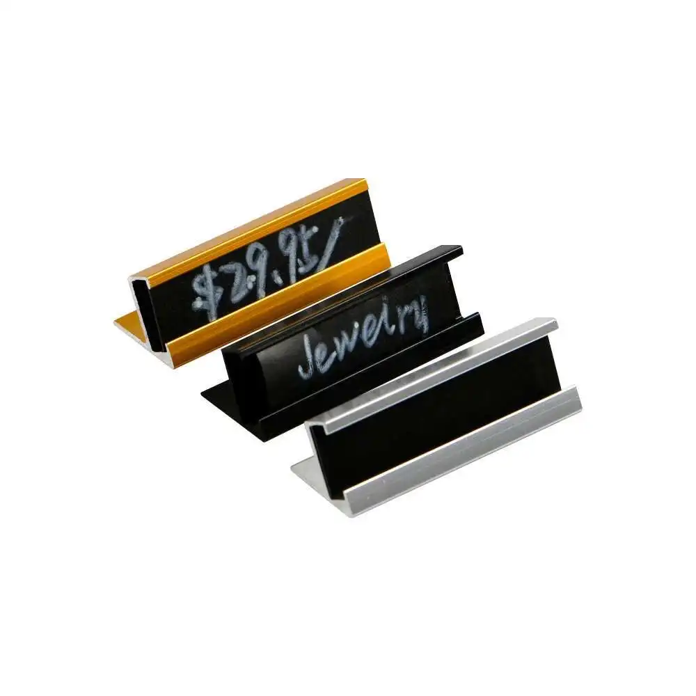 Pvc Black Card Display Table Number Stand Desktop Blackboard Message Signs Mini Chalkboard Easel