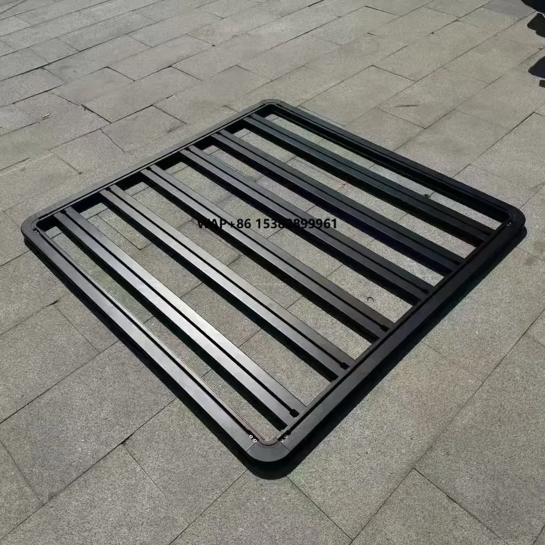 

Custom Aluminum Alloy Pickup Truck Bed Canopy & Roof Rack with Locking Roll up Design-in Stock