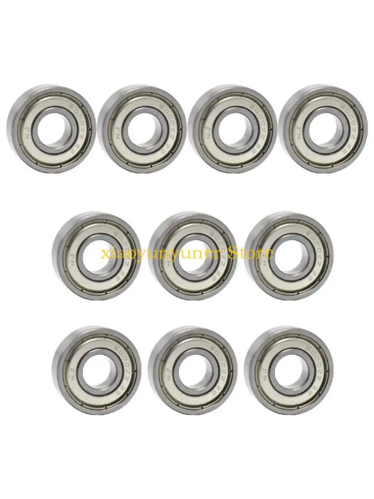 

P9JB 10PCS 6000ZZ Bearing Low Noise Deep-Groove Ball Bearings ABEC1 Chrome Steel High-Precision Pre-lubrication &Sealed