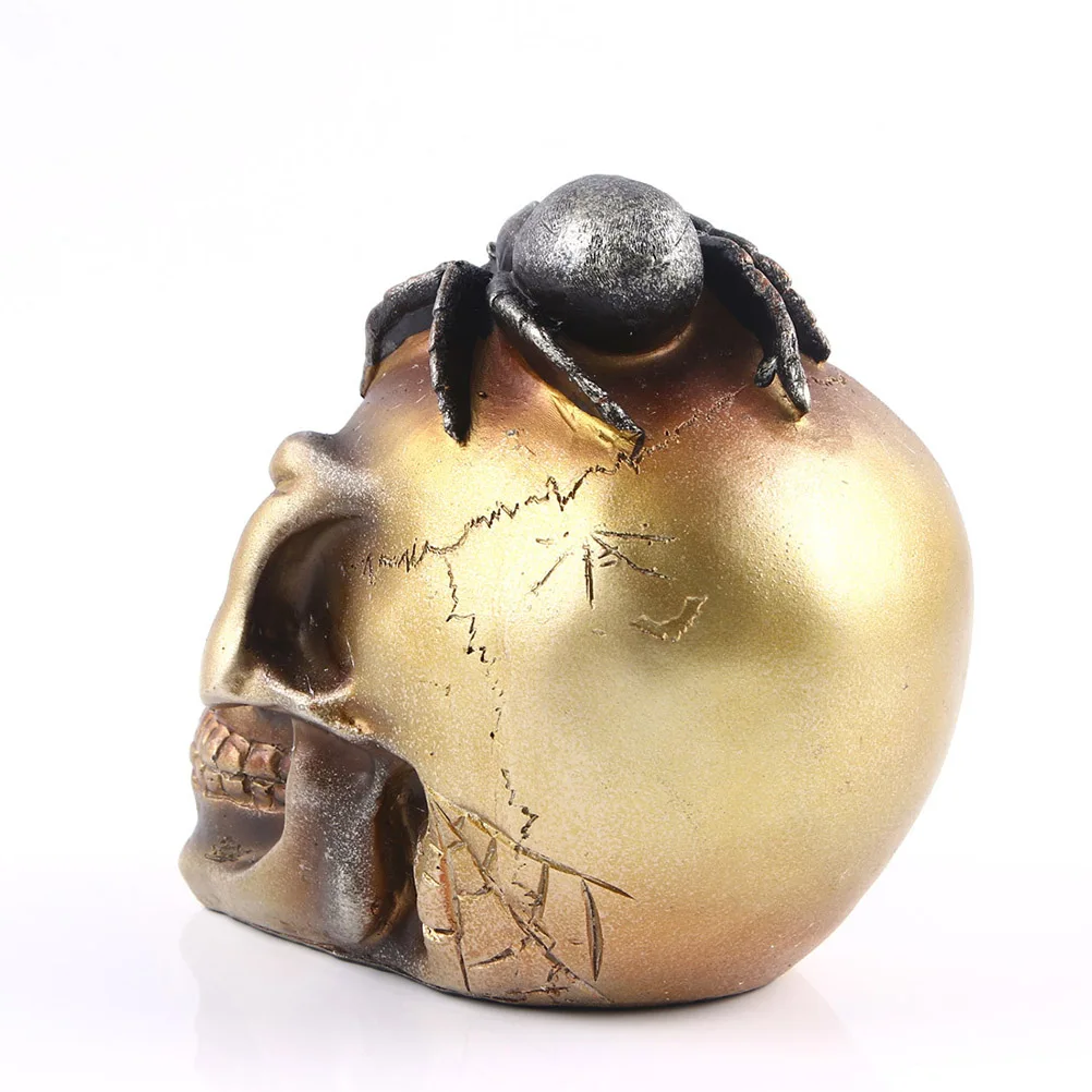 

Skull Ornaments Halloween Desktop Decorations Decorative Tabletop Head