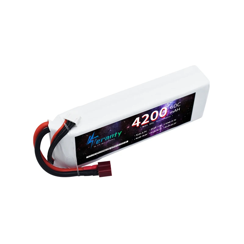 Bateria Lipo TERANTY 3S 11.1V 60C 1500/2200/2700/3000/3000/10400mAh o wysokim natężeniu rozładowania do samolotów RC, dronów, samochodów — zdjęcie produktu 3