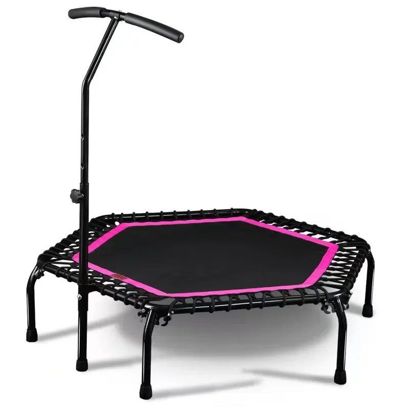 Sundow Indoor Unisex Jumping Fitness Trampoline For Adults With Certificate Children'S Mini Trampoline With Handle