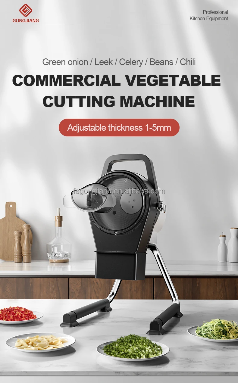 2026 Restaurant Use Small Vegetable Cutter Leek  Green Onion Chopper Asparagus Lettuce Ginger  Shredder