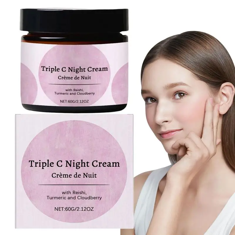 

NEW Turmeric Night Cream Triple C Facial Care Moisturizing Cream Deeply Nourishes, Suitable For Dry, Face Cream Moisturizing
