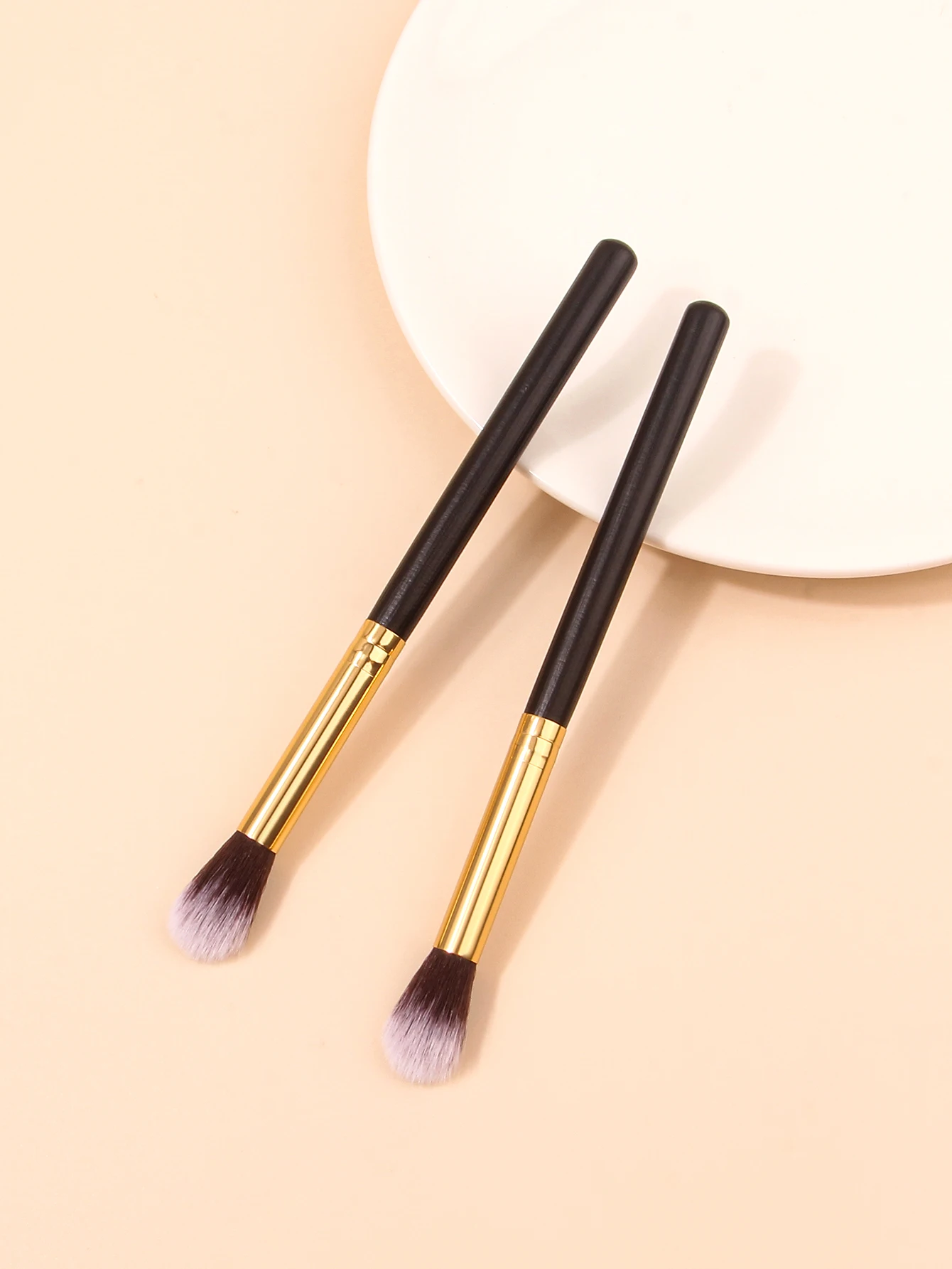 플레임 스머지 브러시, 아이 섀도우 브러시, 코 섀도우 컨투어링 브러시, 하이라이트 블러쉬 브러시, 다기능 메이크업 브러시, 2 세트