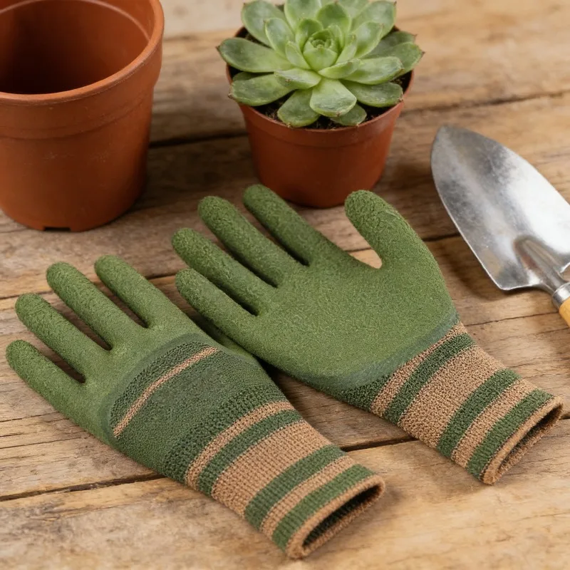 1/2 Pair of Gardening Gloves Stab-proof Wear-resistant Unisex Garden Gloves Cactus Rose and Blackberry Safe Planting Tool