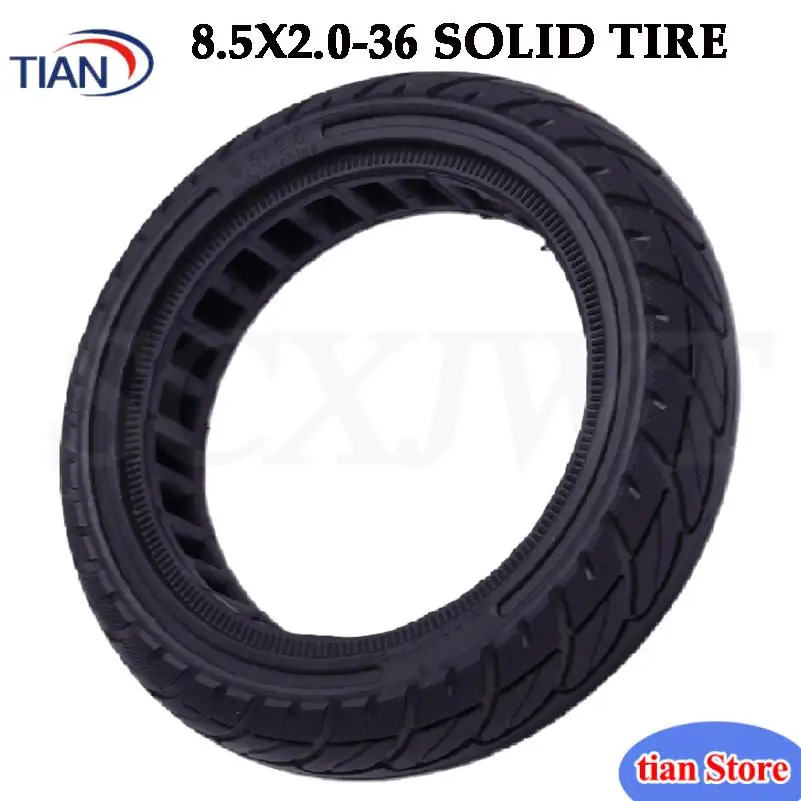 

8.5x2.0-36 Honeycomb Solid Tire for Xiaomi M365 Non Inflatable Anti Blowout Tire
