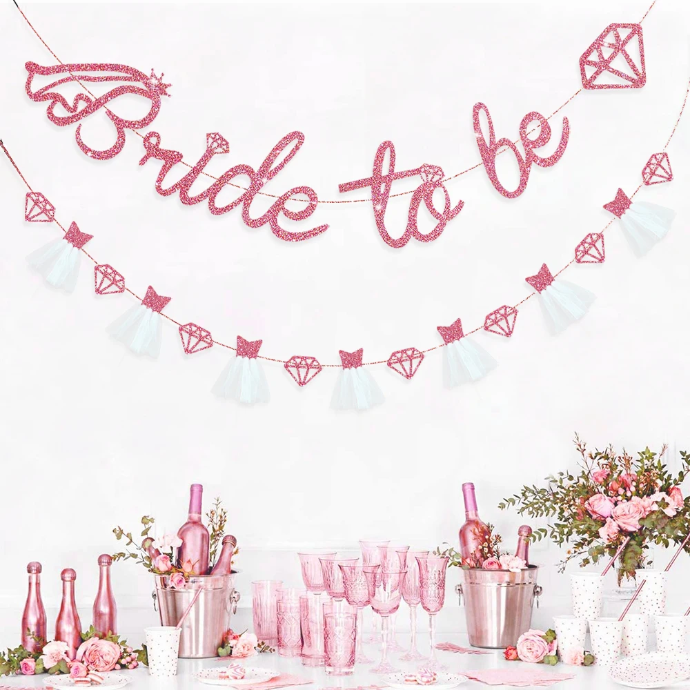 حجاب الزفاف لحفلات توديع العزوبية باللون الذهبي الوردي وشاح عقال لامع للعروس ليكون لافتة لحفلات الدجاجة وحفلات الزفاف الخارجية بأسعار معقولة #5