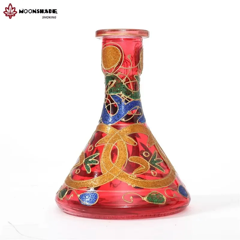 MOONSHADE Arab Hookah Set Chicha Eagle Model Creative Hawk Glass Shisha Base Narguile Smoking Grass Pipe Kit Shisha Accessories