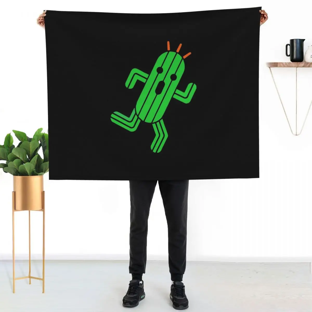 Cactuar T-Shir Throw Blanket Soft Summer Beddings Thin Single heavy to sleep Blankets Sofas Of Decoration Blankets