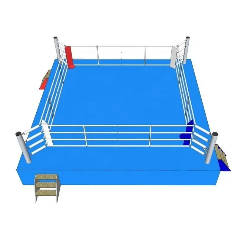 Professional Boxing Ring Heavy Duty Steel Frame Durable Build Long Lasting Performance Ideal For Sports Competitions