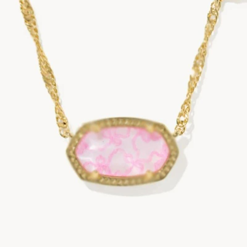 

Подарки на День святого Валентина и день рождения - новое 18-каратное настоящее позолоченное ожерелье с подвеской из драгоценных камней для женщин, девочек-подростков, ювелирные изделия, подарки