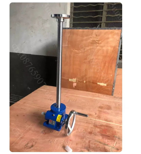 SWL Screw Jack Lifting Platform Manual & Electric Worm Gear Screw Elevator Worm Reducer Mechanical Lifting Equipment Replacement