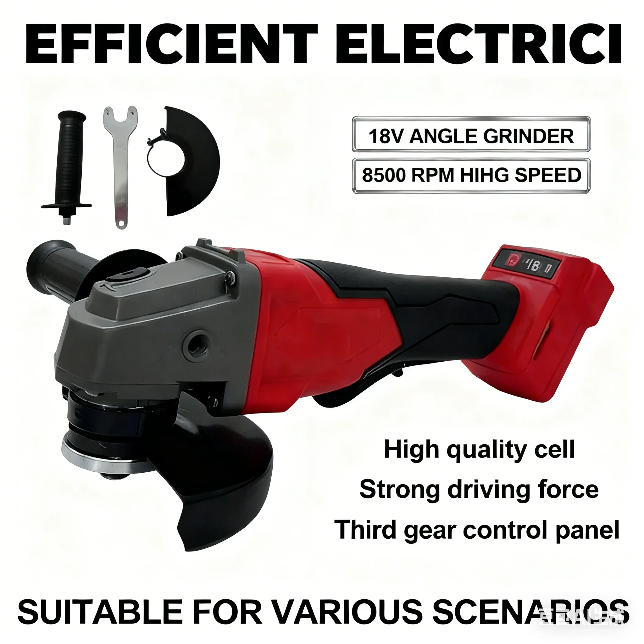 

Для Milwaukee 125 мм бесщеточная угловая шлифовальная машина для полировки и резки без блокировки лопастного переключателя электрические аккумуляторные электроинструменты